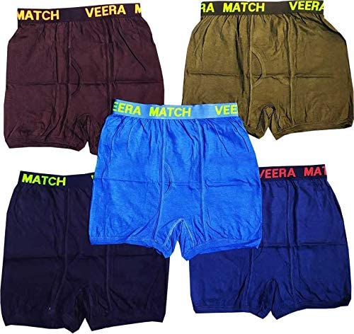 draamaura Longs Interlock Solid Underwear for Men Cotton Brief, Combo, Breathable 100% Cotton Underwear for Man(Colors May Vary)-picture-11