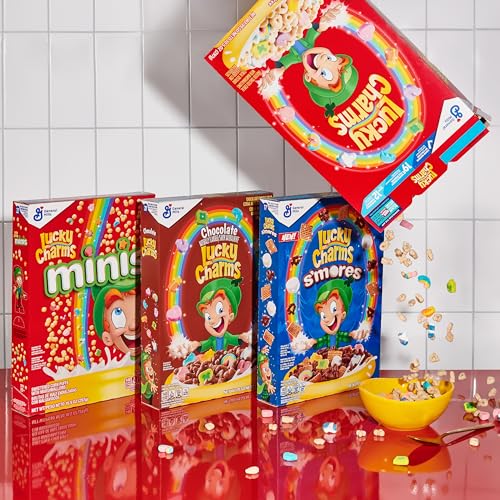 Lucky Charms 10016000121833 Gluten Free Cereal With Marshmallows, Kids Breakfast Cereal thumb #7