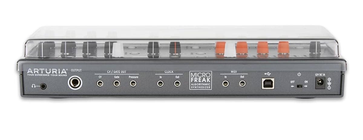 Decksaver Cover per Arturia MicroFreak - Coperchio protettivo in policarbonato super resistente, colore fumé trasparente, prodotta nel Regno Unito, la scelta dei produttori per una protezione