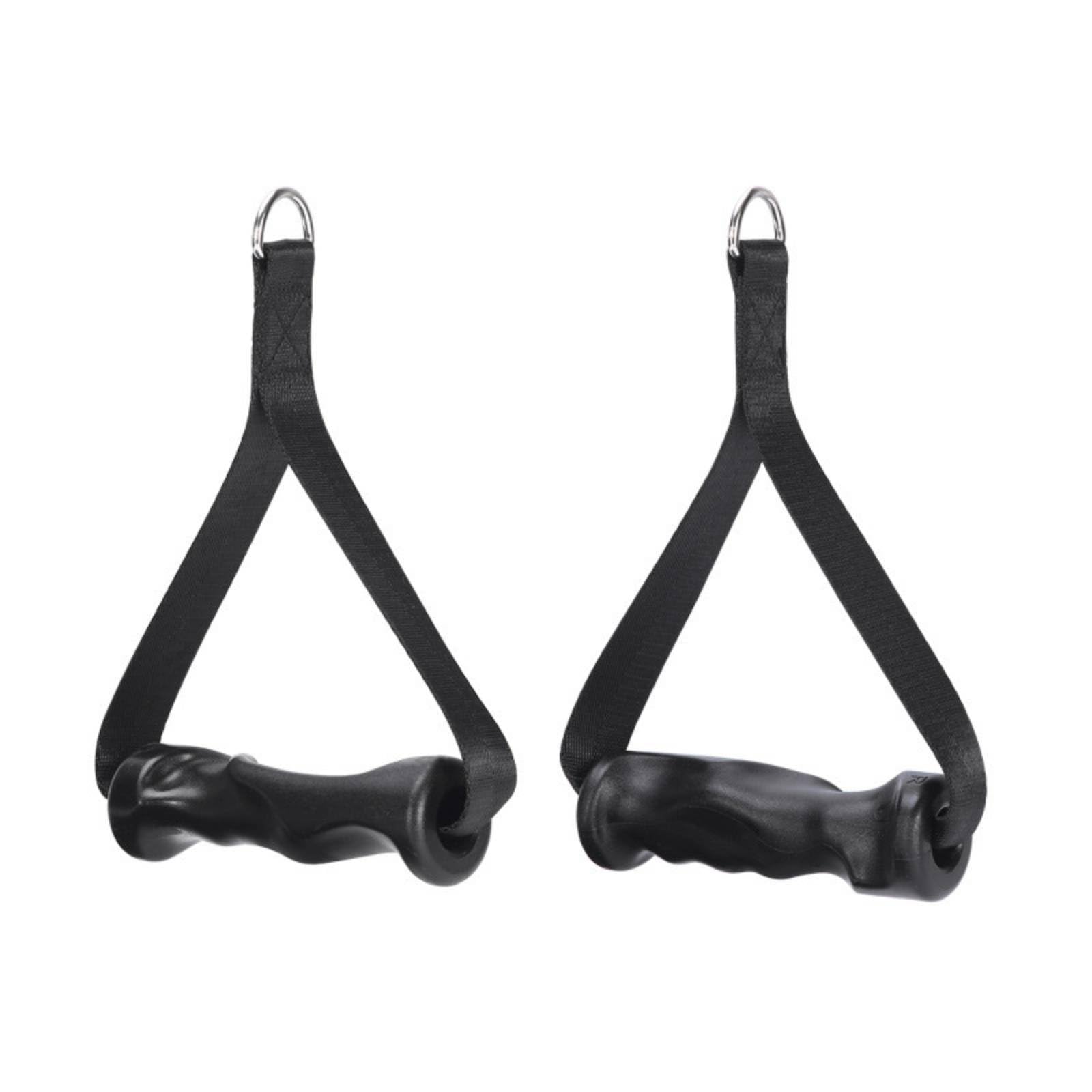 Easy to Use Pull up Grip Handle Heavy Duty Exercise Strap Handle for Strength Training, Small Pair W Hook-image-11