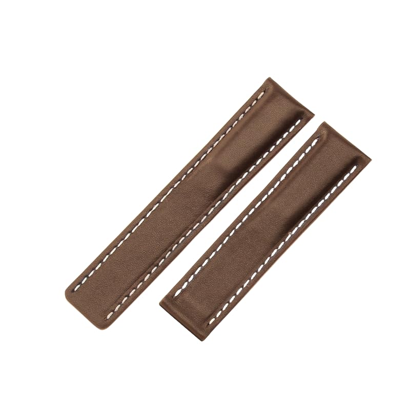 SOLO CINTURINO - PROGETTATO PER LA TUA FIBBIA: Nota bene: questo è solo un cinturino in pelle sostitutivo e non include fibbia o fermaglio. È progettato per consentirti di riutilizzare la tua fibbia originale (una fibbia da 20 mm per il cinturino da 22 mm o una fibbia da 22 mm per il cinturino da 24 mm).