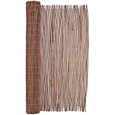Backyard X-Scapes Natural Willow Rolled Panel Fence Natural 192 in L x 72 in H Cover