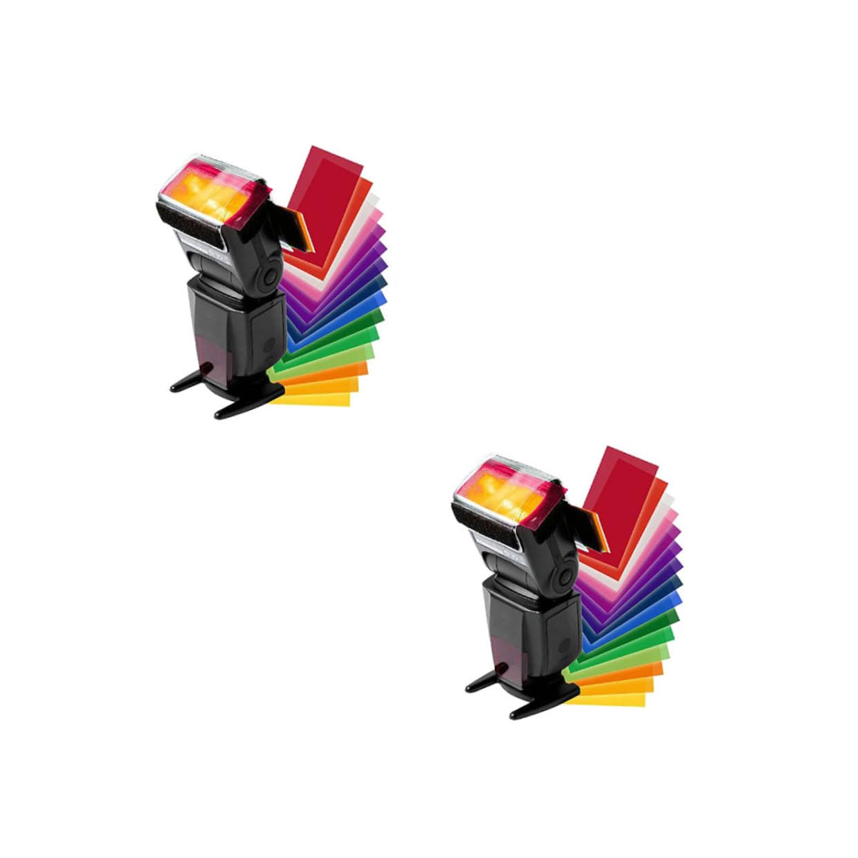 KONTONTY 2 Pcs 12 Gel Filter Color Filter Gel Camera Gels Lighting Gel Filters Correction Gel Light Filter Lighting Gel Filter Kit Camera Color Gels Gel Color Filter