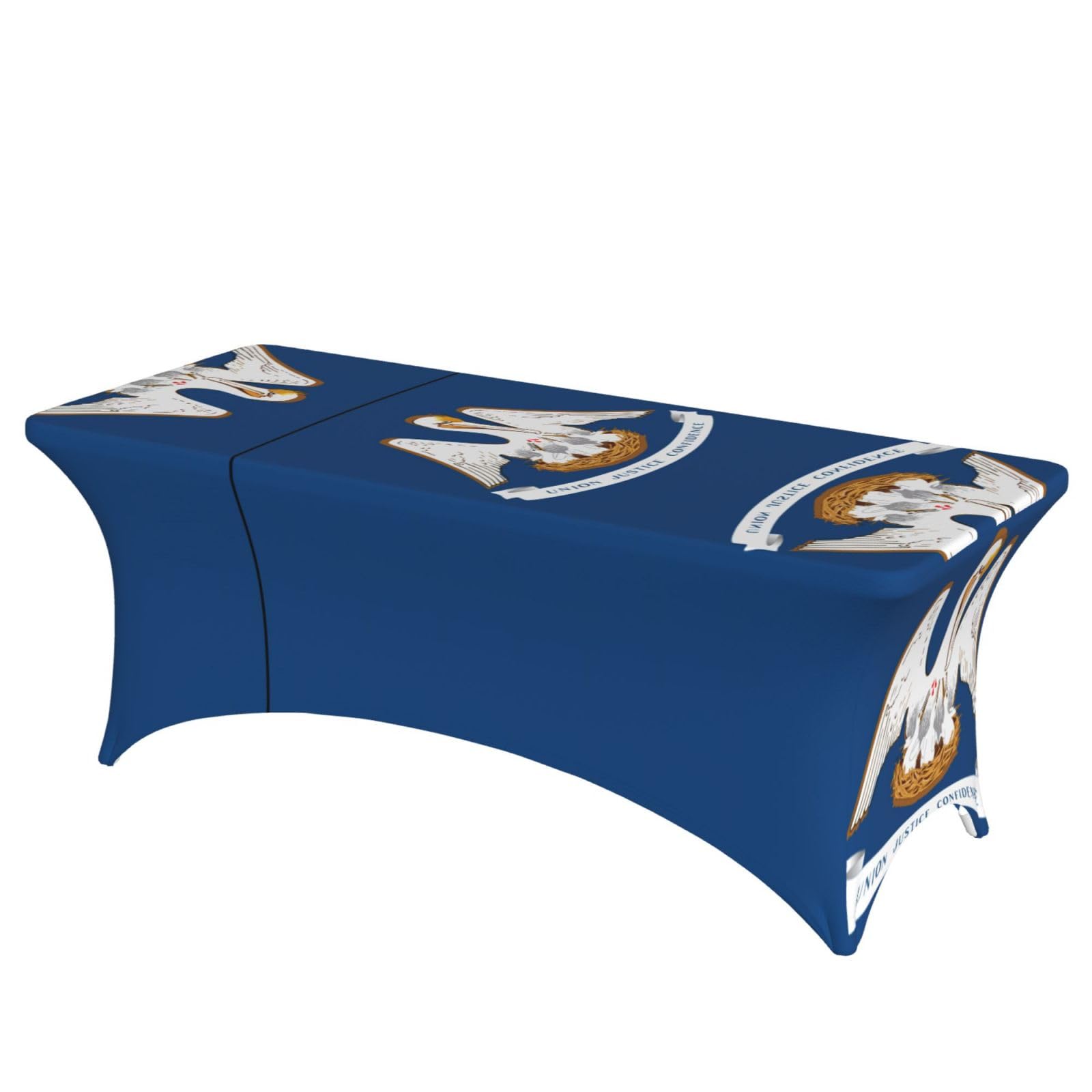 Nappe élasthanne Louisiane 1,8 m infroissable et lavable en machine