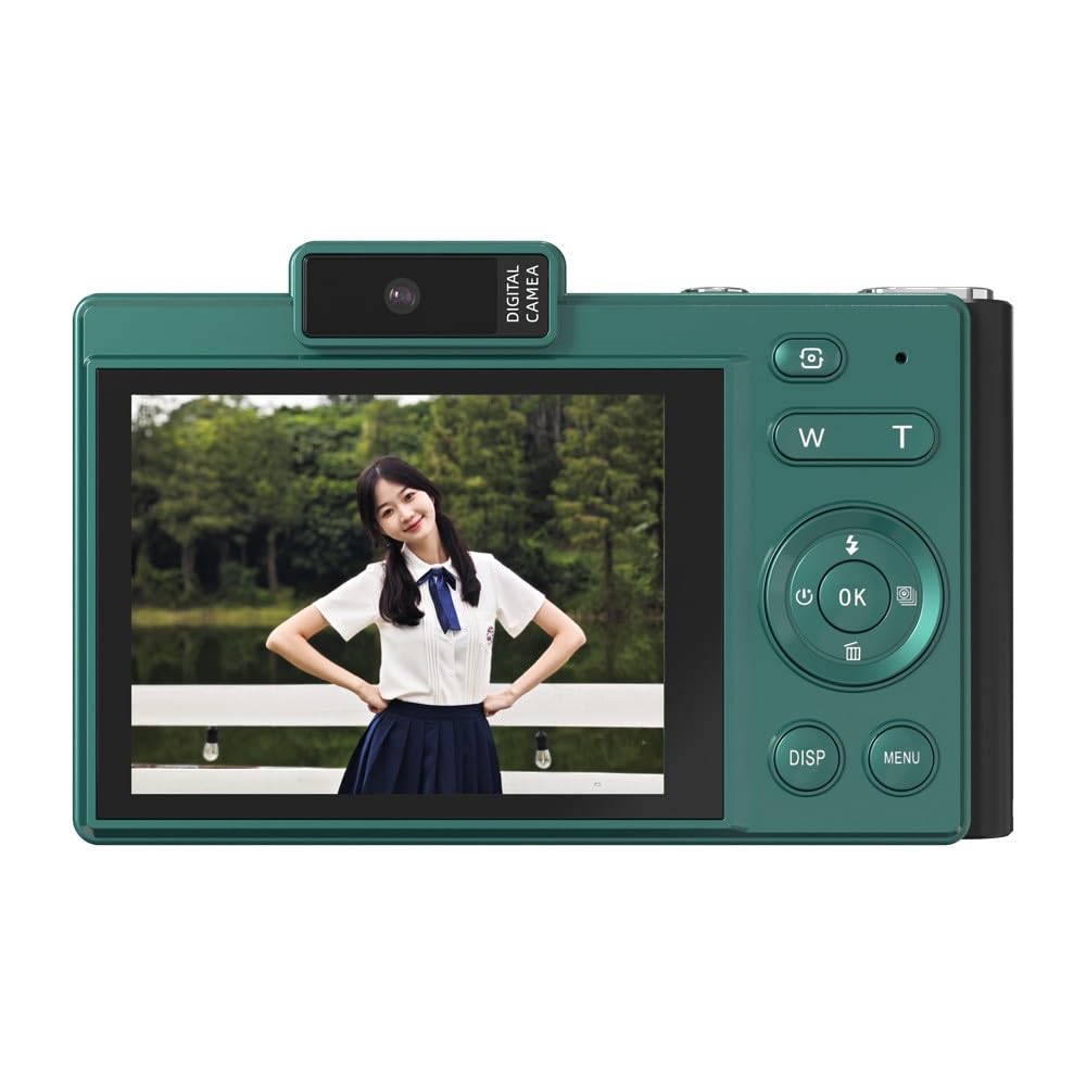 Cámara Digital 4K HD 48MP con Enfoque automático y Pantalla de 2.8 Pulgadas para Estudiantes de fotografía y vlogging