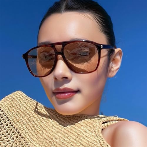 willochra Trendy Oversized Pilot Sunglasses Woman Men Fashion Luxury Punk Sun Glasses Female Big Frame Gradient Shades UV4002