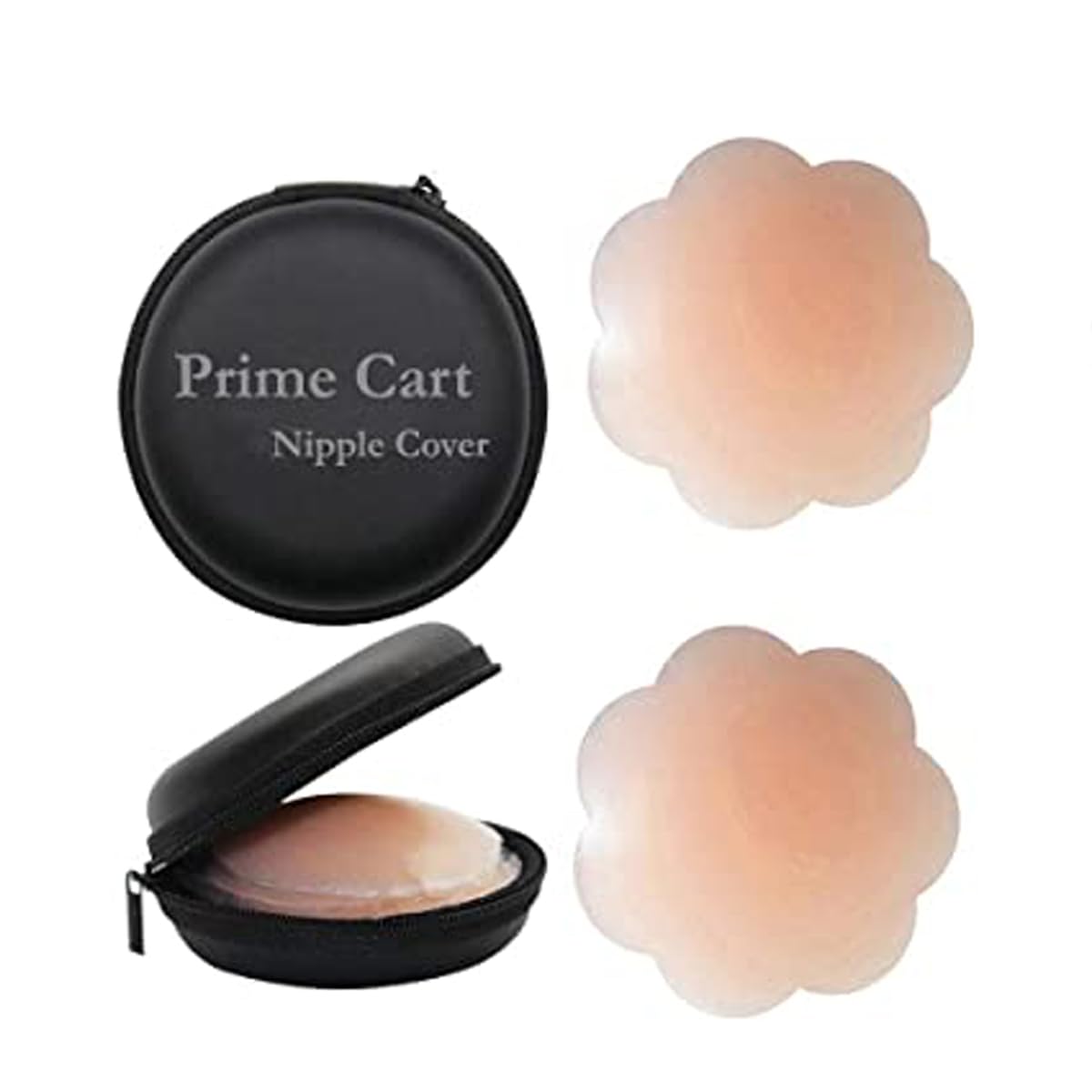 Silicone Nipple Cover Bra Pad Womens Adhesive Reusable Nipple Pads - Pasties Silicone - Thin Silicone Nipple Cover Pasties. Free-Size