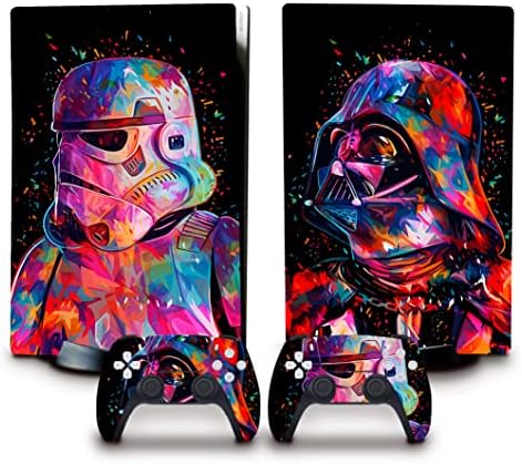 Anime P-S 5 Skin for Disc Version Scratch Proof Wearproof Vinyl Sticker Decal Cover for P-S5 CD Edition Console and Controller