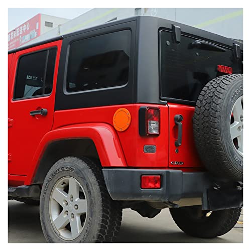 Couvercle de bouchon de carburant orange pour rénover votre Jeep