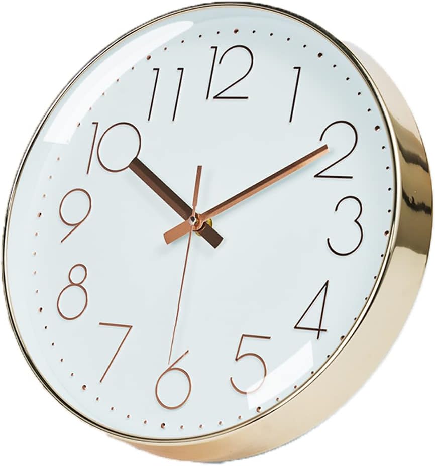 Reloj De Pared Modernista Minimalista Medido para La Pared para El Comedor Y El Comedor, Las Habitaciones, La Oficina, La Cocina, El Salón De Clases(Color:A)