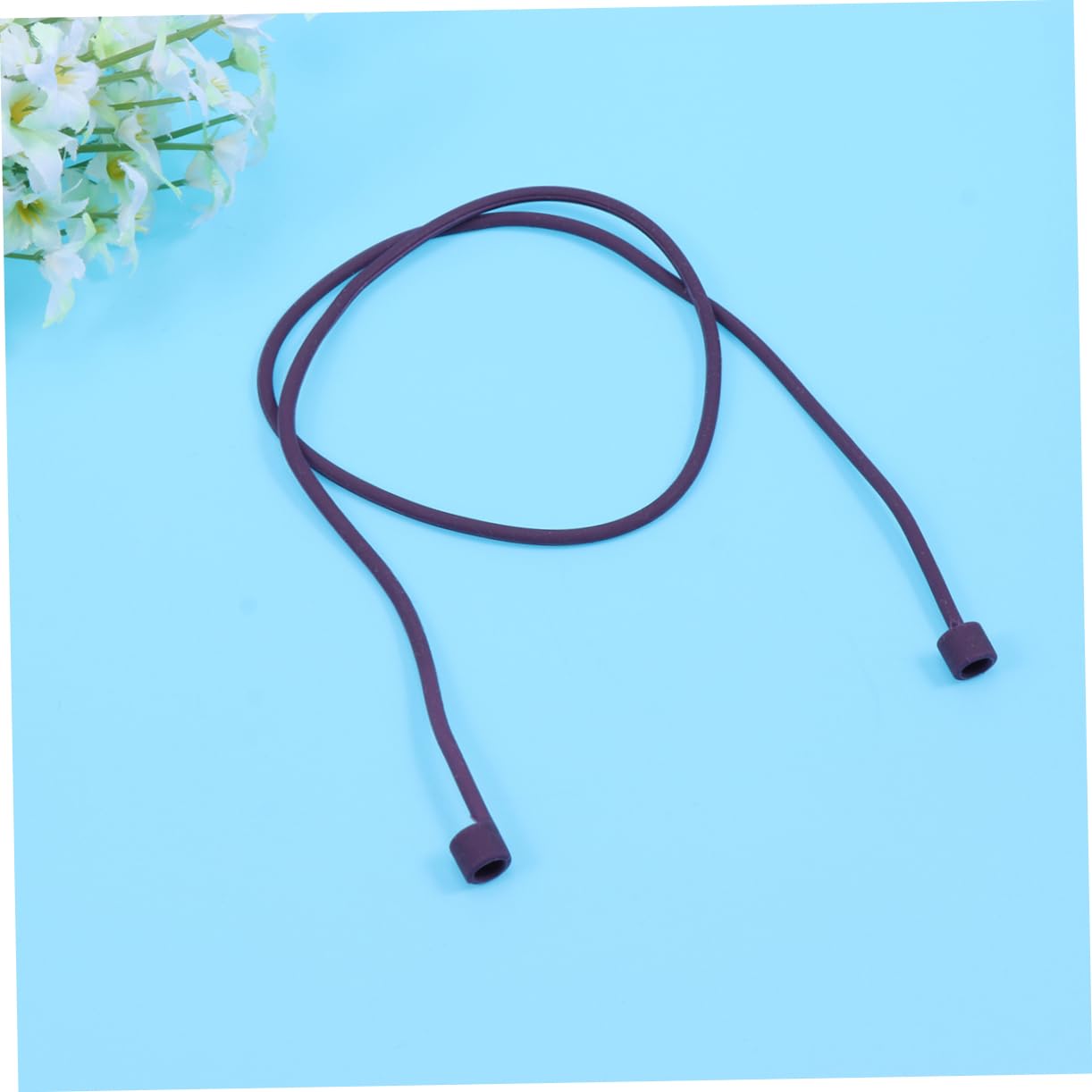 Hemobllo 1 Pièce Étui pour Écouteurs Casque Micro Casque Audio Corde pour Écouteurs Sangle Anti-Perte pour Écouteurs Accessoires d'oreille Violet,Mauve