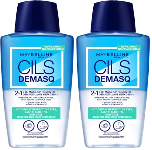 Maybelline New York Cils Demasq Démaquillant Bi-Phase Yeux,...