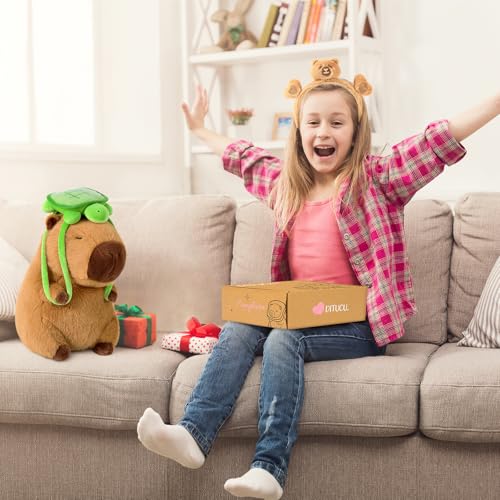 50% off Capybara Plush Gift Set for Girls with Stickers & Water Bottle - Image 6