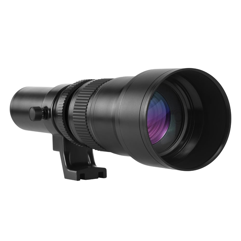 Amazon.co.jp: JINTU 500mm-1000mm f/6.3 手動望遠レンズ + Tマウント