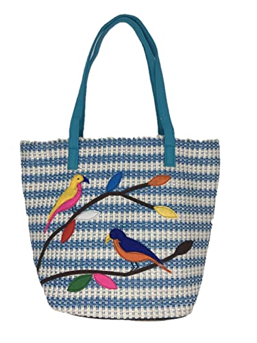 SriAoG Eco-Friendly Jute Hand Bags for Women Handmade Applique Multipurpose Shoulder Bag with Zip & Handle for Ladies Unique Gift Items for Women 12 Inch (B0BTMD8NB7) Amazon Price History, Amazon Price Tracker