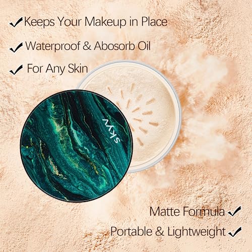 Matte Loose Translucent Face Powder - Invisible Fixing and Lightweight Setting Powder - Long Lasting Oil Control - Natural Foundation for Every Skin Type (#Natural) - Image 4