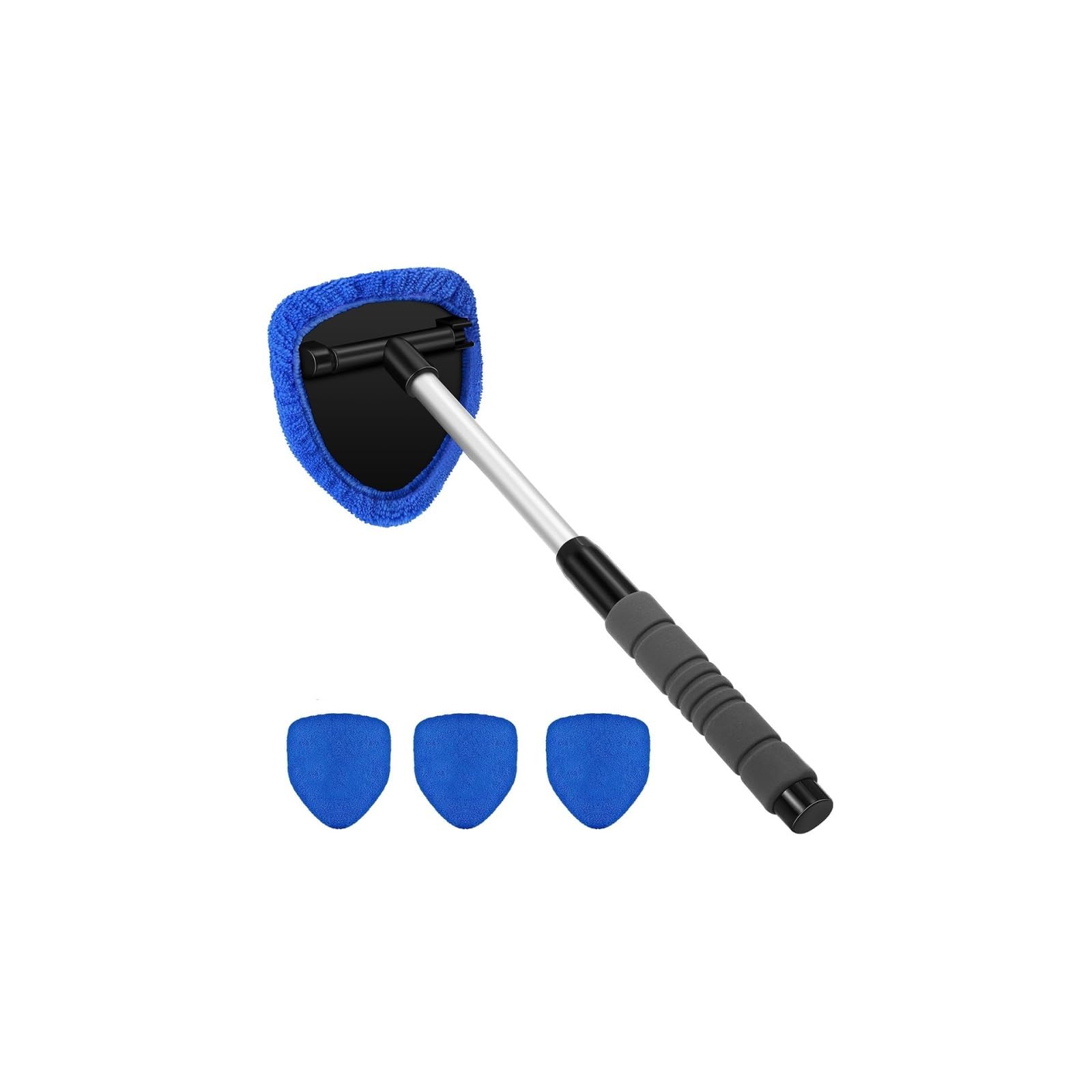 Car Washer Pump 2026 Car Windshield Cleaning Brush Set Microfiber Telescopic Window Glass Cleaner Scraping Mist(Blue Set)