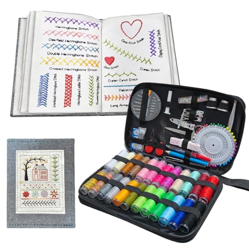 Livre de broderie pour débutants pour apprendre facilement le point de croix