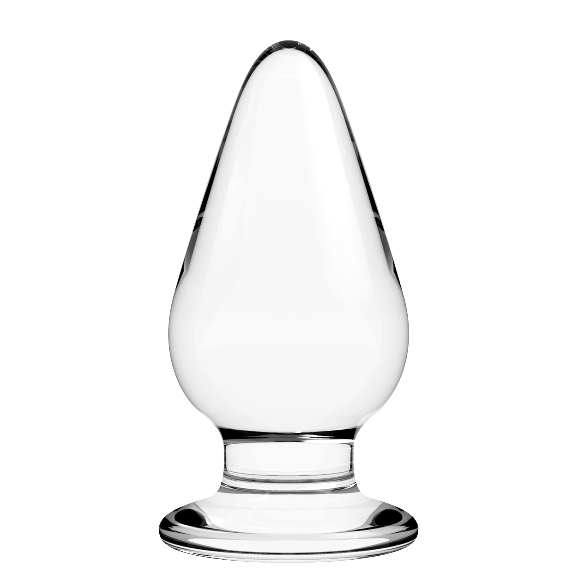 LEEWEDENG 4 53 inch Large Glass Anal Plugs Thick Mushroom Butt Plugs Prostate Massage Sex Toys for Women