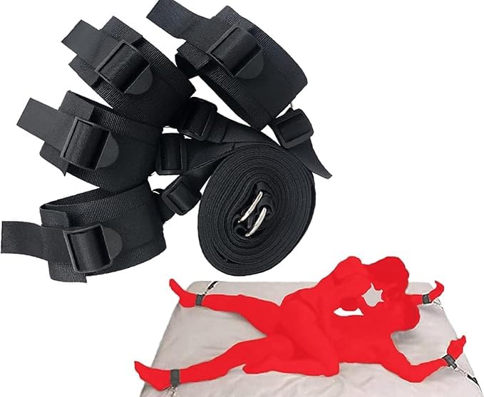 GAFENO Puños de cama de nailon, traje de corbata estable en el dormitorio, adecuado para principiantes y traje de corbata para parejas.