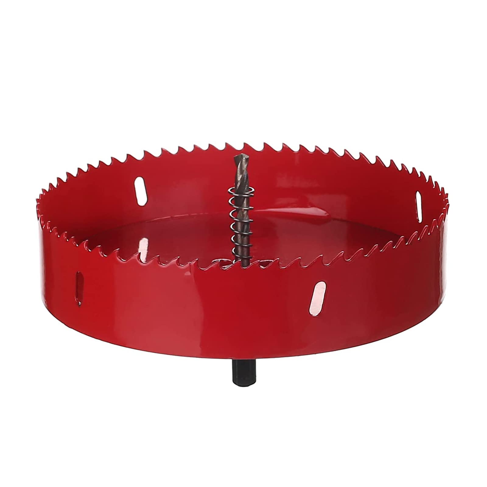 Utoolmart 160mm Bi-Metal Hole Saw M42 High Speed Steel Holesaw Blade 25mm Cutting Depth Opener Cutter Drill Bit With Triangular Handle for Wood Sheet Metal Plastic Fiberboard — image 1