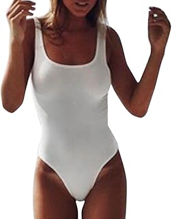 Tummy Control Bathing Suit for Women Sexy One Piece Tube...