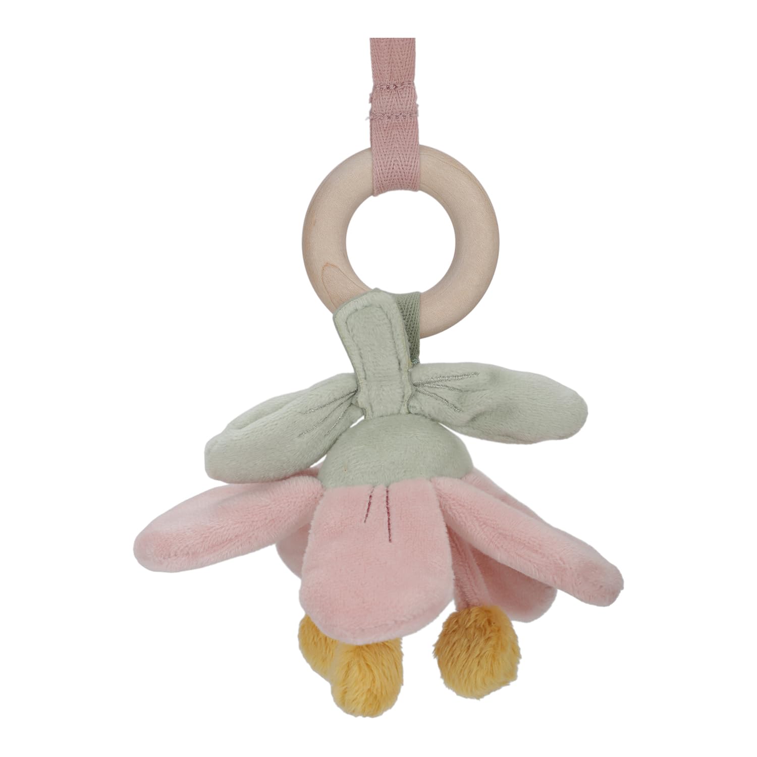 Little Dutch Baby Gym Spieltrapez Spielbogen Holz inkl. Anhänger rosa - Fairy Garden