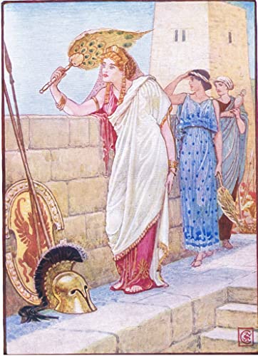 Affiches et gravures Troie Walter Crane toile HD 60x90cm