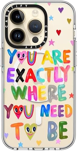 Miniatura 4 de CASETiFY Funda transparente para iPhone 14 Pro Sin amarilleo Protección contra caídas de grado militar 3X de 6.6 pies Magsafe - Tú eres