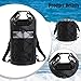 Menolana Dry Bag Sturdy Comfortable IPX6 Waterproof Large Capacity Backpack Storage Bag for Swimming Travel Boating Camping, Black
