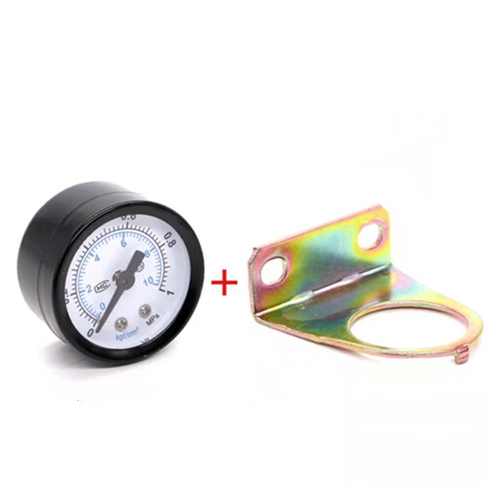 AR2000 G1/4 pulgadas neumático Mini control de alivio de presión de aire compresor regulador unidades de tratamiento válvula con calibre 4MM-16MM ajuste 1 Uds(Table w stand)