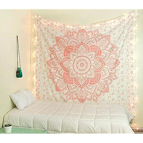 Aakriti Gallery Tapiz de mandala de algodón para colgar en la pared Cover