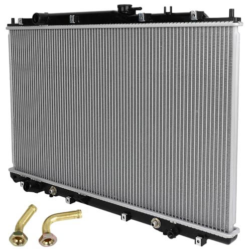 OCPTY Aluminum Radiator Replacement Fit for 1999-2004 for Honda Odyssey/1999 for Isuzu Oasis Auto Parts Automotive Replacement Engine Radiator