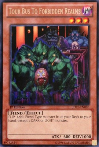 Amazon.com: YU-GI-OH! - Tour Bus to Forbidden Realms (JOTL-EN085
