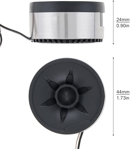 Miniatura 3 de 2 piezas coche tweeters 350W alta eficiencia mini domo altavoces de tweeter para el sistema de audio del coche