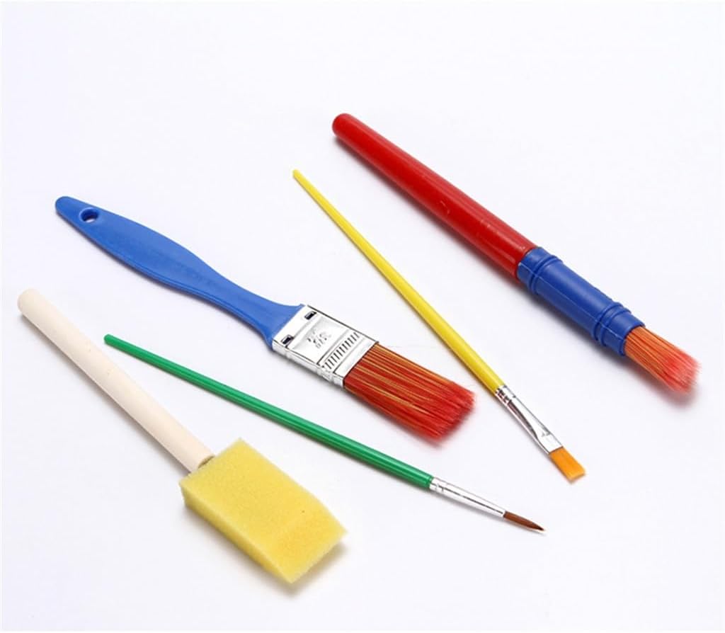Brush Painting Sponge Set Plastic Watercolour Paintbrush Oil image 2