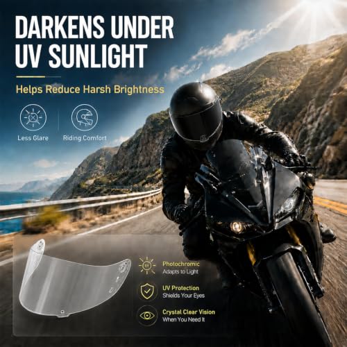 Image of PSLER Photochromic Helmet Visor for Airform Airmada Airframe