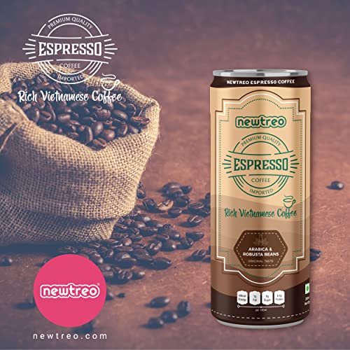 Newtreo Vietnamese Espresso Coffee Arabica & Robusta Beans | Premium Coffee Drink | Imported from Vietnam | 6 x 250ml cans - Image 3