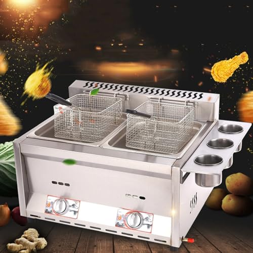 Generic Freidora con chip de gas 16 L