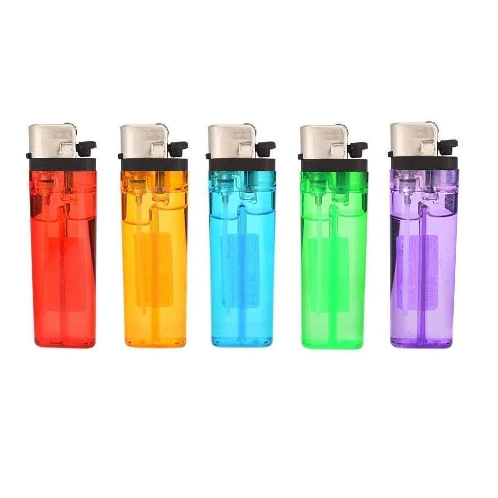 BML 50 X Electronic Lighters Windproof Adjustable Long Lasting Flame