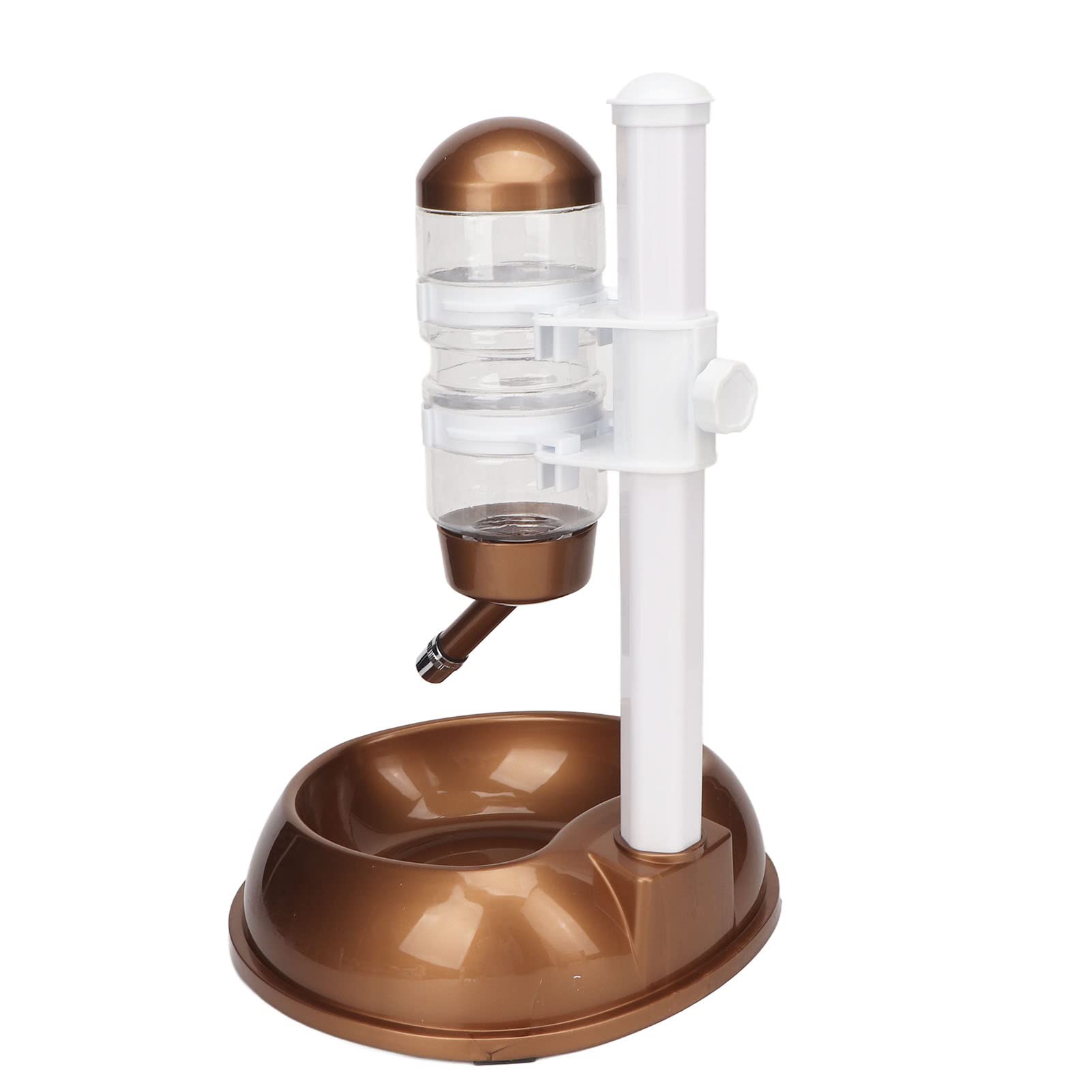 Tnfeeon Dispensador de Agua de Pie para Mascotas, Cuenco, Botella, Dispensador de Pie, Desmontable, Multifunción, para Perros, Alimentación Automática de Agua y Alimentos