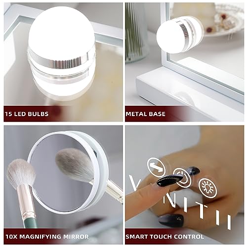 LED Vanity Mirror with Bluetooth