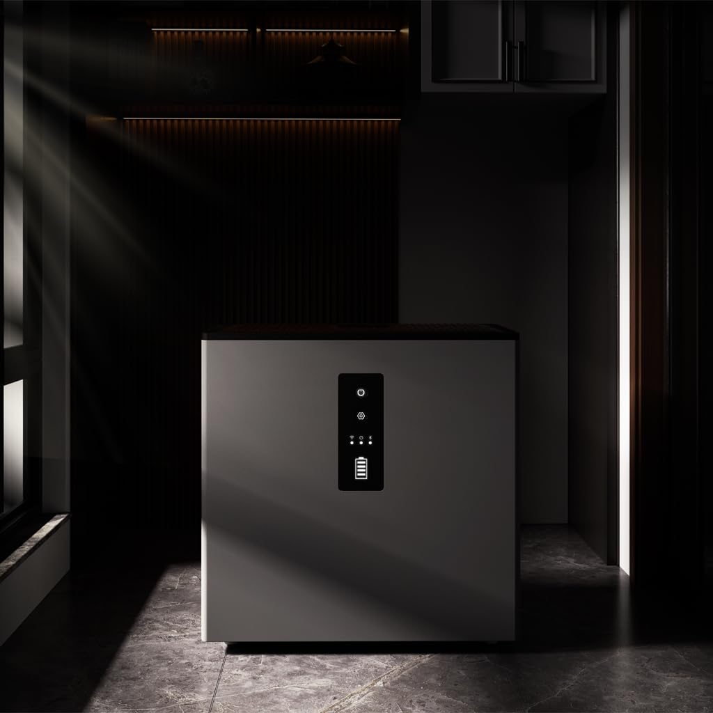 Hoymiles Solarspeicher 2240Wh für Balkonkraftwerk PLUG & PLAY Speicher für PV Anlage, 2,24kW Stromspeicher Solarbank für Haus Balkon, kompatibel mit mehreren Micro Wechselrichter, IP65 Wasserdicht