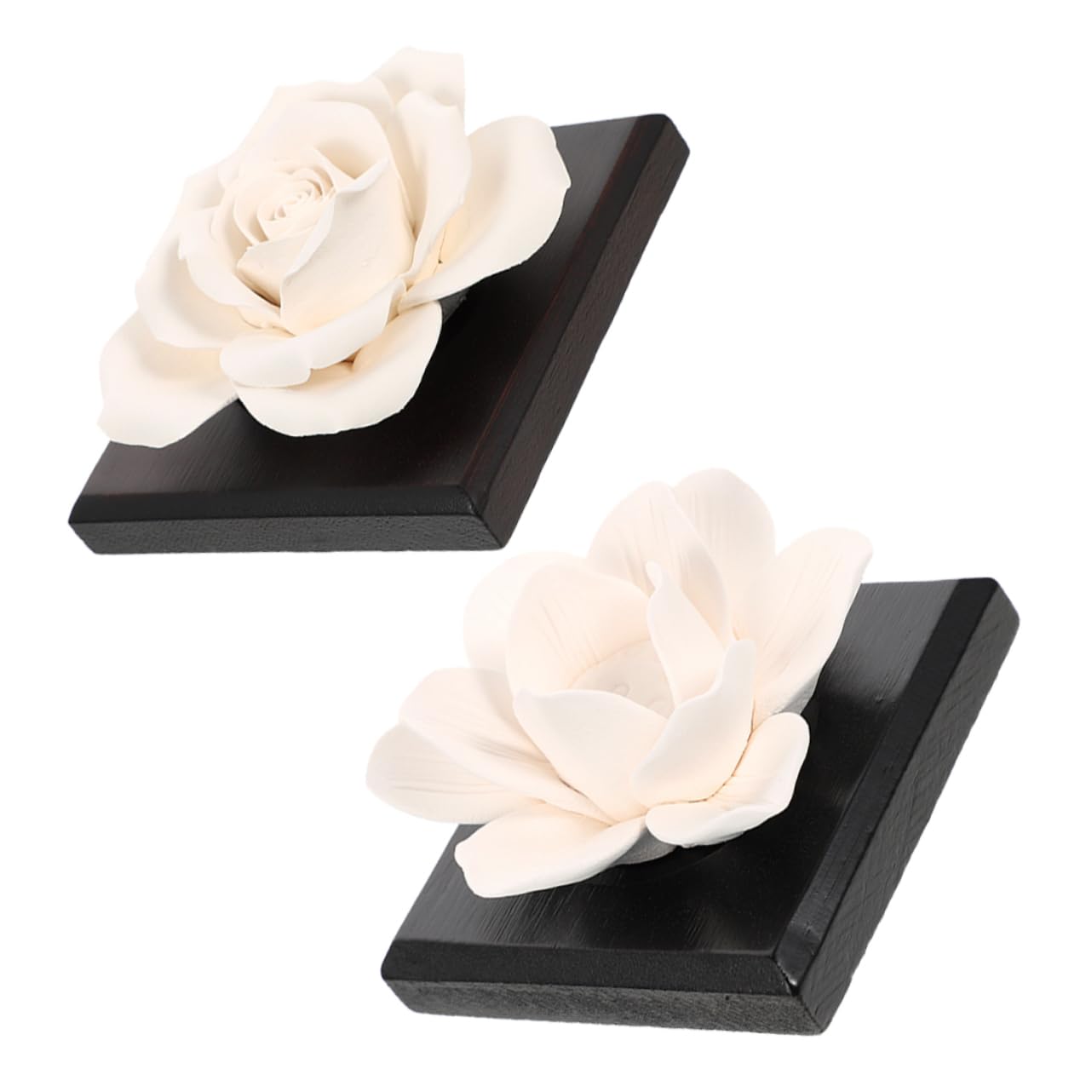Gadpiparty Diffusore Profumatore in Ceramica 2 Pezzi per Auto e Casa | Adatto a Essenze e Profumo, Diffusione Stabile, Uso Semplice, Formato Mini per Scrivania e Ambienti Interni