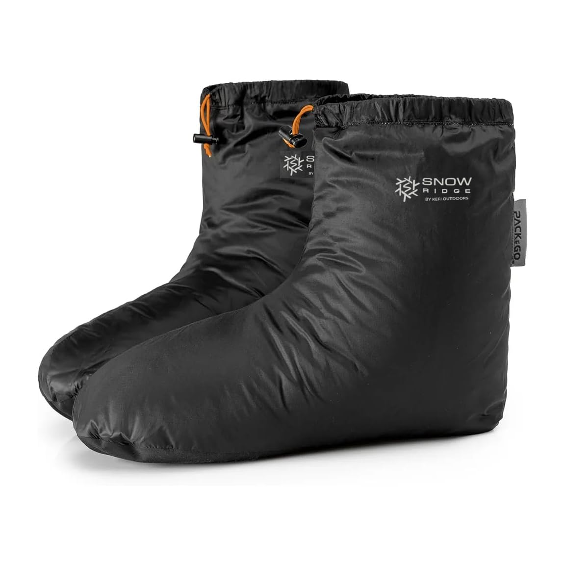 Snow Ridge Warm Socks, Water-Resistant, SupraLoft™ Insulated, Anti-Skid Sole, Unisex, Black, Lightweight, Packable, for Camping, Trekking, Indoor Outdoor Use-image-39