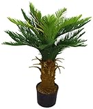 Geko Árbol Artificial de Cycas 1 Pieza Grande de 90 cm