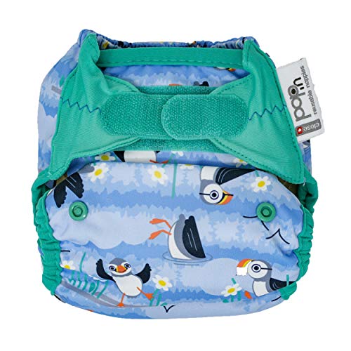 Couche De Bain Pop-In Robot - Taille S (nouveau-né, Dès 3 Kg) - Design 2014, 3 Couches, Imperméable, Lavable - Pour Bébé à La Piscine Ou à La Plage