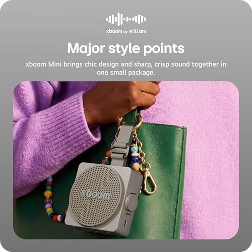 LG xboom Mini by will.i.am Portable Bluetooth Speaker - Warm Grey - image 7