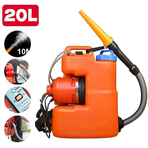 Preisvergleich Produktbild GzxLaY 20L tragbares elektrisches Nebelsack-Sprühgerät, ULV-Kaltnebelgeräte mit Einer Reichweite von 8 bis 10 Metern für große landwirtschaftliche Betriebe an öffentlichen Orten