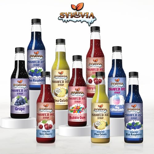 Syruvia Snow Cone Syrup 12.7Oz - Strawberry Syrup For Shaved Ice thumb #6